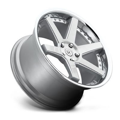 2-piece ha forgiato il fornitore della ruota di automobile fabbrica tutto il tipo di lega di alluminio del cerchione di mercato degli accessori 5x112 6061-T6