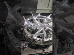 Porsche Matte Black Customized Design A6061 una ruota di 1 pezzo per l'automobile di lusso