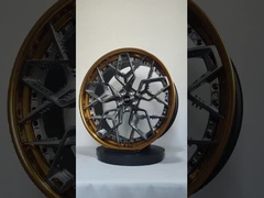 Barrillo lucidato 2 pezzi ruote forgiate Disco spazzolato 21 22 23 pollici Lega di alluminio