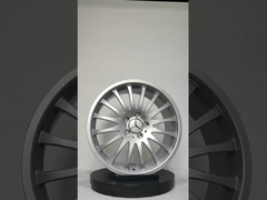 18x8.5 Gloss Silver 1 Piece Forged Wheels Per Mercedes Benz S500 1998