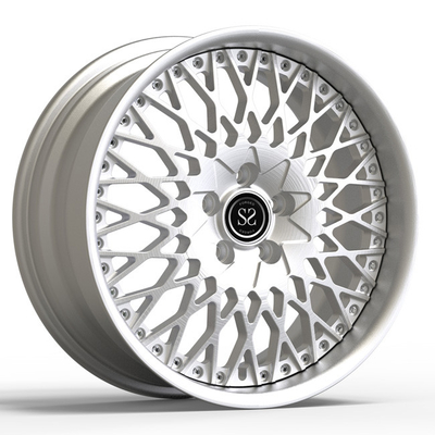 l'alluminio 18X8 2 pezzi ha forgiato il rivestimento del metallo delle ruote per il carrello Car Rims di Volkswagen