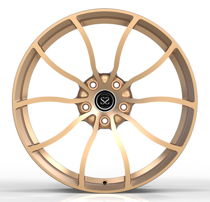 pezzo Monoblock Champagne Gold Wheels For forgiato di alluminio BMW 520d F10 del PC 20inch 1