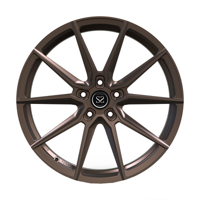 I dischi bronzei scuri le ruote 19inch di 1 pezzo per Audi S4 Monoblock hanno forgiato gli orli di lusso