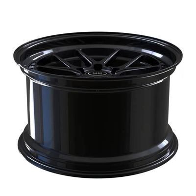 Matte Black 2 pezzi ha forgiato le ruote i dischi di 19inch che lucidano le labbra nere per gli orli di Toyota Supra
