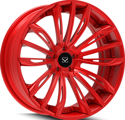 Candy su ordinazione 3PC rosso ha forgiato le ruote Audi S8 21x9.0 della lega di alluminio
