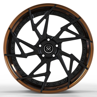 Il disco che nero bronzeo 2 pezzi hanno forgiato le ruote ha vacillato la misura a 21 pollici 19 a Lamborghini