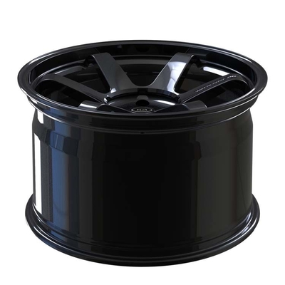 Il nero 1-Piece di lucentezza di Monoblock ha forgiato le ruote per gli orli vacillati GTR dell'automobile della lega 20inch