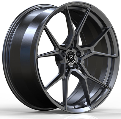 L'automobile di Monoblock borda 1 pezzo ha forgiato la dimensione 17 delle ruote 18 19 grigio scuro a 20 pollici