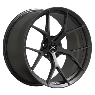 Monoblock 1 pezzo ha forgiato il nero spazzolato di alluminio delle ruote per gli orli dell'automobile di BMW M3