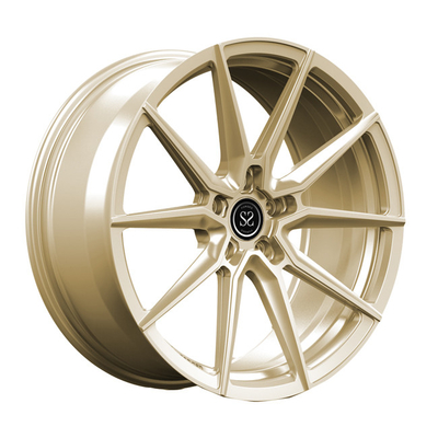 Monoblock 1 PC ha forgiato le ruote che 20inch 20x10.5 ha spazzolato l'oro per il lusso di BMW M5