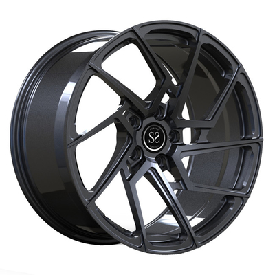 Monoblock 1 pezzo ha forgiato le ruote 19inch Rotaional Grey Spoke Discs For Audi S4