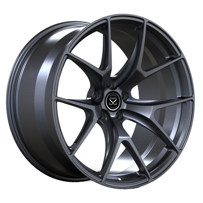 Monoblock 1 pezzo ha forgiato le ruote 19inch Grey Spoke Discs For Audi scuro S5