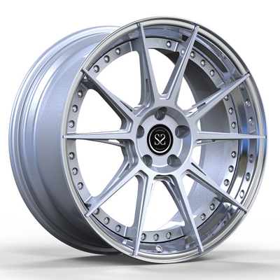 I dischi d'argento 2 che il PC 20inch spinge le labbra polacche per Volkswagen T6 hanno forgiato gli orli su ordinazione