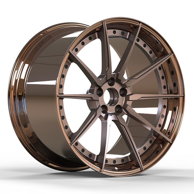 2PC su ordinazione ha forgiato il labbro lucidato ruote 8Jx20 ET309Jx20 ET44 degli orli per BMW 520 530