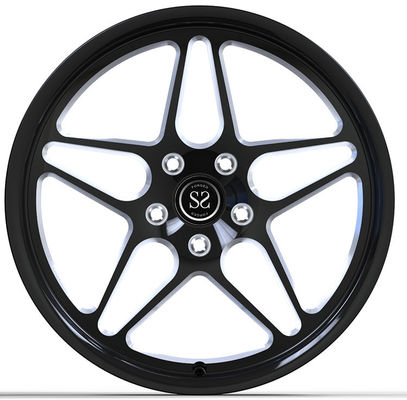 Honda Civic R FL5 ha forgiato la lucentezza di alluminio Black+Milling delle ruote 9.5Jx19 ET60 di 1 pezzo