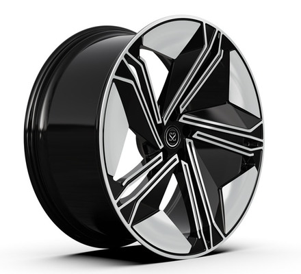 Fronte lavorato il nero forgiato concavo profondo Audi RS Q8 del cerchione di Monoblocok 23x10.5