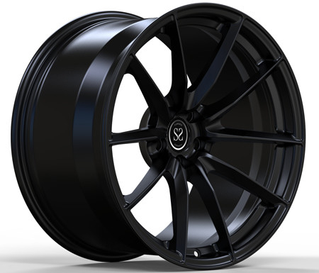 1 pezzo 18X10.5 ha forgiato gli orli dell'automobile di Matte Black Deep Concave Custom delle ruote