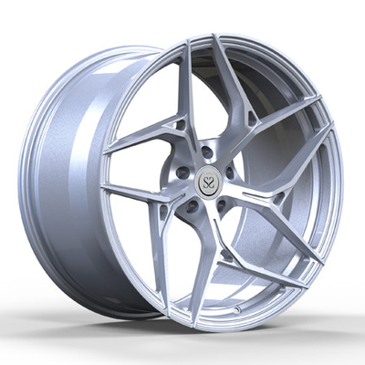 Gli orli di Monoblock hanno forgiato le ruote che di 1 pezzo 20inch 20X11 ha spazzolato l'abitudine d'argento