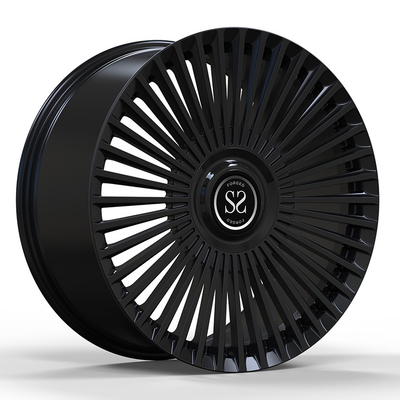 Personalizzazione 1PC Forgiata Legatura di alluminio RIms Rolls Royce Dawn 22x10.5 Brillante Nero 5x120