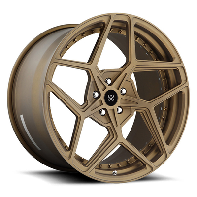 5x105 5x108 1-Pc 18 19 pollici Forgiate Ringi in lega Bronzo Moda Per BMW Rim Custom