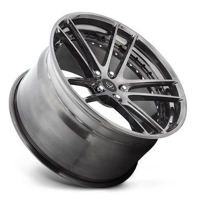 Hyper Silver 1PC Forgiato Car Alloy Rims 21 Inch Per Le Ruote Tesla Custom Luxury