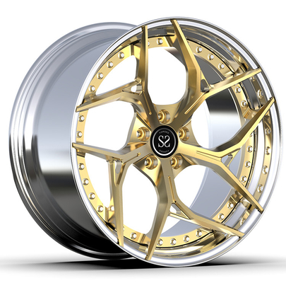 Classe S E63s W213 21x9.5 e 21x11 Cerniere in oro lucidato su misura