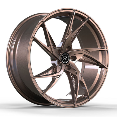 9.5Jx20 e 10.5Jx20 Custom Satin Bronze 2-PC Rims Per BMW M2 2016 anno