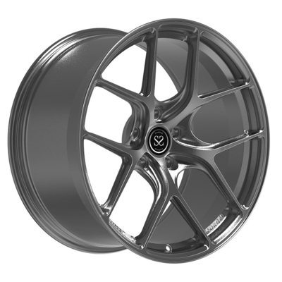 20x9.0 ET19/5x112/66.6 Custom 1 Piece Rim Gun Metal Grigio Per CLS AMG