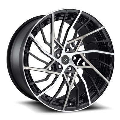 Ruote d'argento monoblocco forgiato 21 pollici Staggered per Ferrari 488 Cerchi personalizzati
