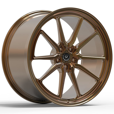 G70 BMW 760 Custom 1-PC Forgiato Rims 22x9.5 e 22x11 Bronzo lucido