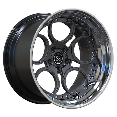 Nissan GTR Staggered 19 e 20 pollici 5x114.3 PCD Custom 2-PC Forgiato Rims di lega