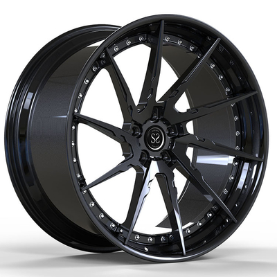 Lamborghini Custom 20 Inch 2 Piece Large Lip Forged Wheel Rim 5x120