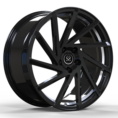 Cadillac CT4 18x8 e 18x8.5 Nero lucido ruote forgiate su misura in 1 pezzo