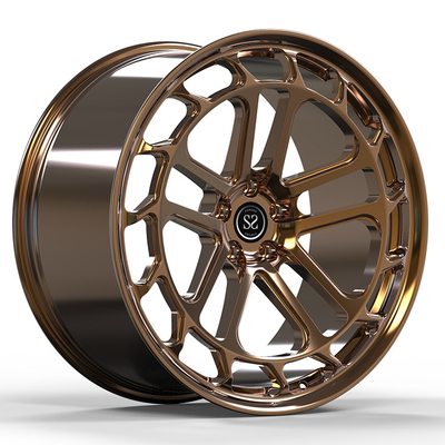 Bolt Pattern 5x128 Custom Bronzo lucidato 1 pezzo ruote forgiate 20 e 21 pollici per Aston Martin DB11 AM5