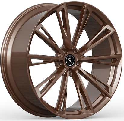 24x10.5 ET+32/24x12ET+45 PCD 5x112/CB 66.6 Ruote forgiate in bronzo lucido per BMW X7