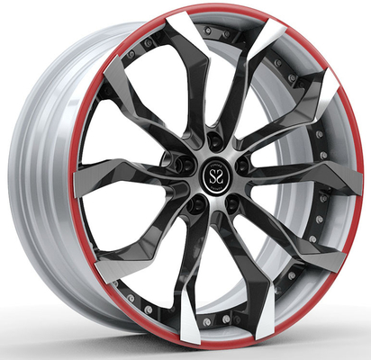 19x8.5ET9 /19x10 ET19 Gloss Nero Finestre Volto Bianco E Anello Rosso Per 2001 E39 M5