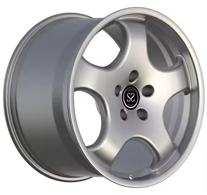Staggered Front 8.5Jx19 ET50 Rear 11.5Jx19 ET76 Ruote Per Porsche 991 Gloss Silver Forgiate 1-PC Rim
