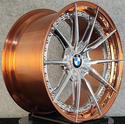 5x112 cerchi personalizzati labbra lucidata in bronzo per Benz BMW Audi