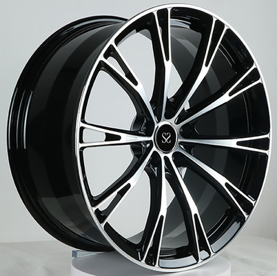 Audi allroad C7 ruote forgiate 20x9.0/ET32/21/5x112/66.6 Gloss nero faccia lavorata