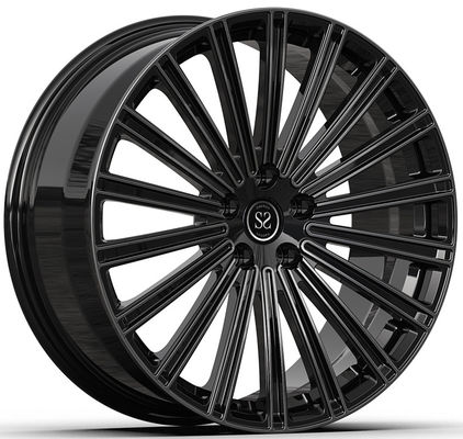 22x9.5 e 22x11 Nero lucido Machined 1 pezzo ruote forgiate per G70 BMW