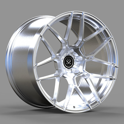 Cerchi forgiati 1-PC Clear Brushed per Porsche 996 Turbo 18x9 e 18x12