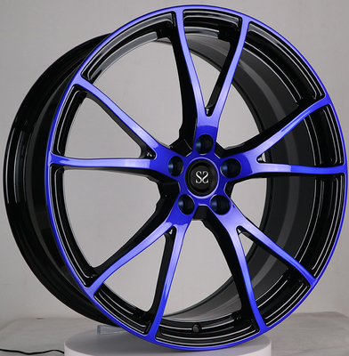 Tesla Model 3 Goss Black and Blue Face Cerchi Forgiati 1-PC da 20x9.0 e 20x10