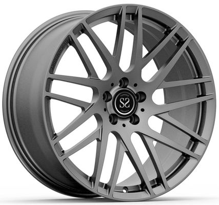 Grigio chiaro 1-PC ruote forgiate Brabus stile 22x9.5 e 22x11.5 per AMG GT43