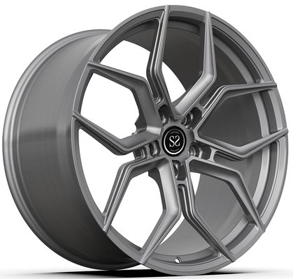 21x9.5ET46/21x11ET58 5x130/71.6 Cerchi Forgiati Custom 1-PC Grigio per PORSCHE CAYENNE