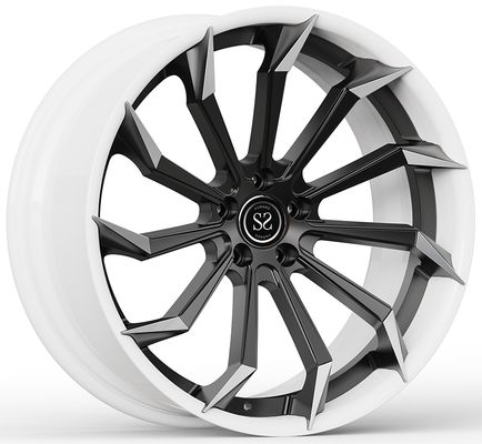 Cerchi M3 F80 20 e 21 personalizzati forgiati a 2 pezzi, canna bianca e dischi neri