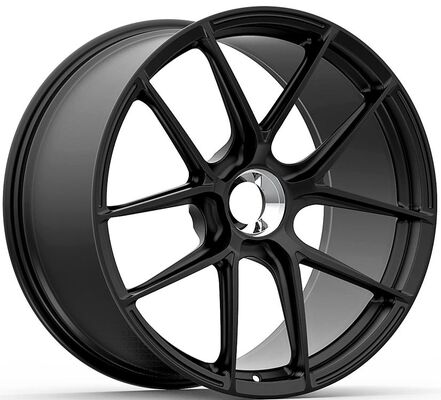 21x9.5 e 21x12 Gloss Black Custom 1-PC Center Lock Rim per Porsche 911 Turbo S 2015