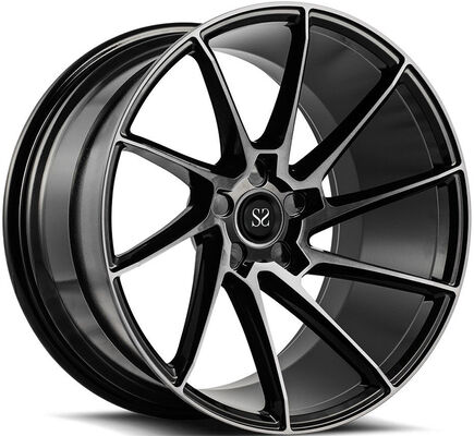 18x8.0 Satin nero lucidato faccia Custom 1-PC ruote forgiate per Audi A1