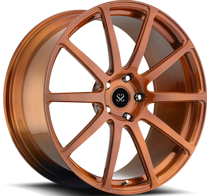 1-piece ha forgiato bronzeo su misura 22 orli della lega 1-PC per Chevrolet Camaro C8 5x120