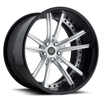 Gli orli su misura della lega per il lAMercedes-benz AMG GTS/21inch 2-Piece hanno forgiato il modello su ordinazione 5x112 di Bolt delle ruote