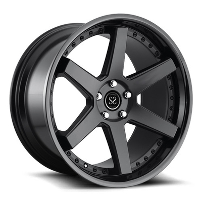 2-piece ha forgiato il fornitore della ruota di automobile fabbrica tutto il tipo di lega di alluminio del cerchione di mercato degli accessori 5x112 6061-T6
